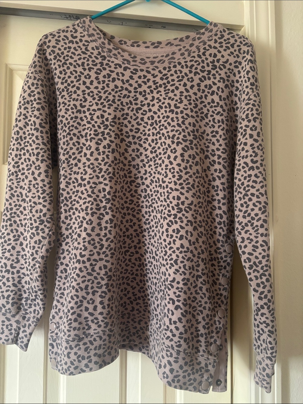 Abercrombie & Fitch Leopard Crewneck Sweater